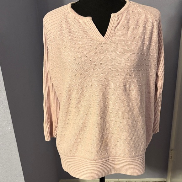 Woolrich Sweaters - Woolrich Light Pink V-Neck Sweater